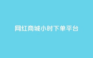 网红商城24小时下单平台 - 24小时下单平台：网红商城，一站式购物体验~