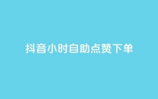 抖音24小时自助点赞下单 - 抖音全天自助点赞服务，轻松提升视频热度！。