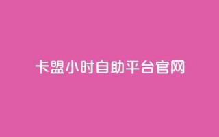 卡盟24小时自助平台官网 - 卡盟自助平台全天候服务网站全新上线~