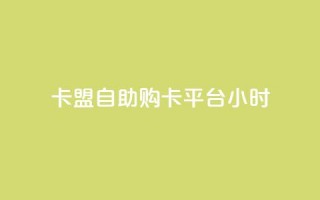 卡盟自助购卡平台24小时 - 24小时便捷卡盟自助购卡平台全新上线!