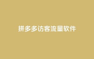 拼多多访客流量软件,如何快速1元100赞 - 快手评论神器最新版下载 - qq空间刷访客网页版