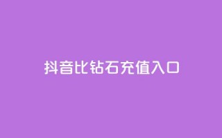 抖音1比10钻石充值入口 - 抖音钻石充值：1比10的超值入口!