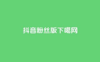 抖音粉丝版app