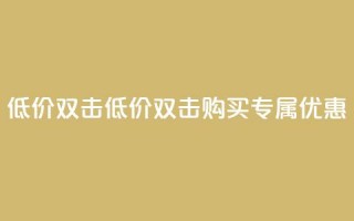 Ks 低价双击(低价双击购买：Ks专属优惠)