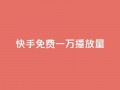 快手免费一万播放量,快手一元10000播放量软件 - 卡盟刷qq空间访客 - 快手业务低价自助平台超低价