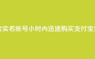 24小时收购支付宝实名账号(24小时内迅速购买支付宝实名账户)