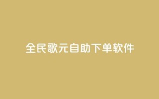 全民K歌1元1000自助下单软件 - 全民K歌自助下单1元1000，轻松享受音乐乐趣！