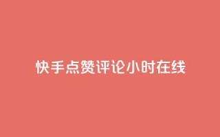 快手点赞评论24小时在线 - 快手24小时在线点赞评论，让你爽到底~