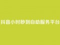 抖音24小时秒到自助服务平台,抖音云端商城黑科技项目 - 抖音1元100赞 - 抖音作品赞24小时平台