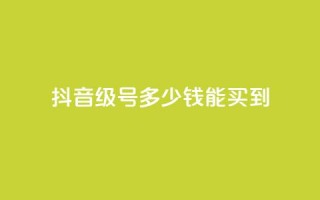 抖音50级号多少钱能买到 - 抖音50级账号的市场价格和购买指南。