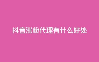 抖音涨粉代理有什么好处 - 178云网络售卡平台