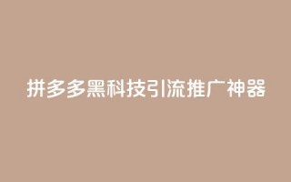 拼多多黑科技引流推广神器,空间访问量50000免费 - dy业务24小时免费下单平台 - 云商城app下载安卓