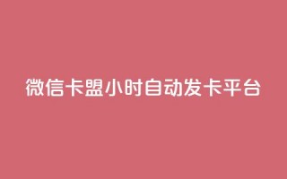 微信卡盟24小时自动发卡平台,QQ购买卡盟 - 抖音免费黑科技 - 抖音24小时自助30元1000赞