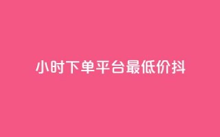 24小时下单平台最低价抖,dy业务自动下单网站 - 快手人气自助网站 - 王者荣耀主页赞自助平台