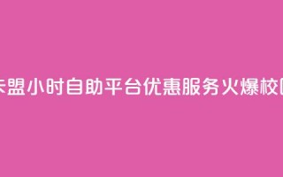 卡盟24小时自助平台优惠服务火爆校园