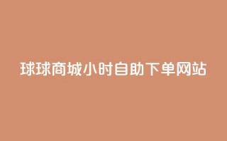 球球商城24小时自助下单网站 - 球球商城全天候自助下单平台上线~