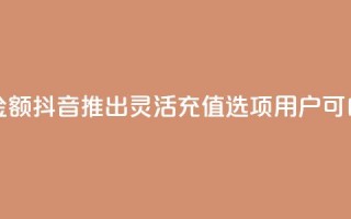 抖音自定义充值金额 - 抖音推出灵活充值选项 用户可自定义金额~