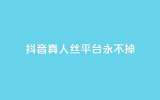 抖音真人丝平台 永不掉 - 快手一块钱一百个微信支付